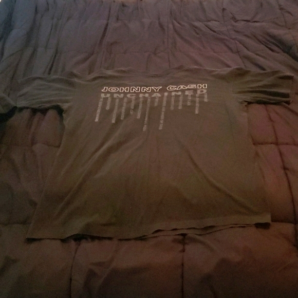 Vintage Johnny Cash Unchained black tshirt - Size XL - Picture 3 of 6